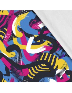 Softshell Stoff Polyester Zum Nähen- Motiv Geometrisch I SDX3495