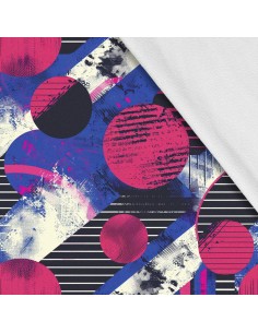 Softshell Stoff Polyester Zum Nähen- Motiv Geometrisch I SDX3498
