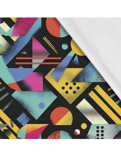 Softshell Stoff Polyester Zum Nähen- Motiv Geometrisch I SDX3500