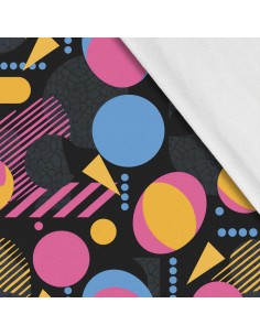 Softshell Stoff Polyester Zum Nähen- Motiv Geometrisch I SDX3506