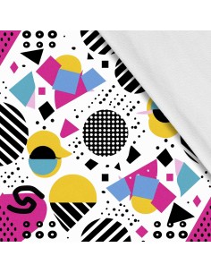 Softshell Stoff Polyester Zum Nähen- Motiv Geometrisch I SDX3509