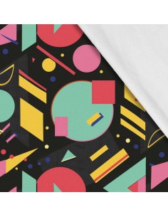 Softshell Stoff Polyester Zum Nähen- Motiv Geometrisch I SDX3515