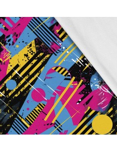 Softshell Stoff Polyester Zum Nähen- Motiv Geometrisch I SDX3516