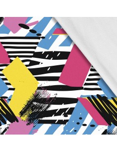 Softshell Stoff Polyester Zum Nähen- Motiv Geometrisch I SDX3526