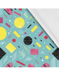 Softshell Stoff Polyester Zum Nähen- Motiv Geometrisch I SDX3531