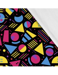 Softshell Stoff Polyester Zum Nähen- Motiv Geometrisch I SDX3532