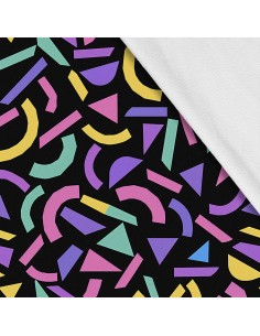 Softshell Stoff Polyester Zum Nähen- Motiv Geometrisch I SDX3534