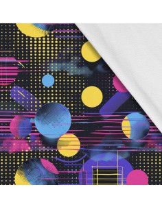 Softshell Stoff Polyester Zum Nähen- Motiv Geometrisch I SDX3539