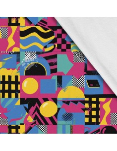 Softshell Stoff Polyester Zum Nähen- Motiv Geometrisch I SDX3540