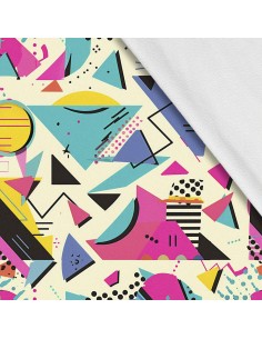 Softshell Stoff Polyester Zum Nähen- Motiv Geometrisch I SDX3541