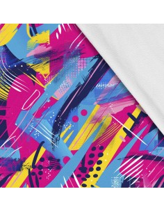 Softshell Stoff Polyester Zum Nähen- Motiv Geometrisch I SDX3542