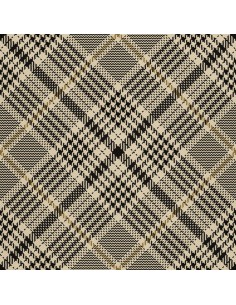 OUTDOOR DEKOSTOFFE OXFORD - Motiv kariert 8 I DX355