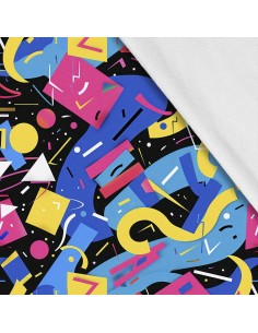 Softshell Stoff Polyester Zum Nähen- Motiv Geometrisch I SDX3545