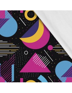 Softshell Stoff Polyester Zum Nähen- Motiv Geometrisch I SDX3546