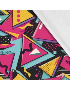Softshell Stoff Polyester Zum Nähen- Motiv Geometrisch I SDX3547