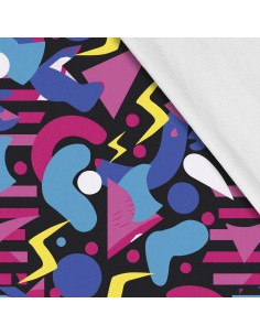 Softshell Stoff Polyester Zum Nähen- Motiv Geometrisch I SDX3549