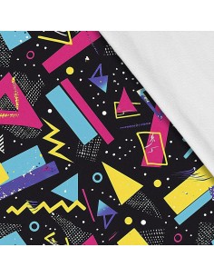 Softshell Stoff Polyester Zum Nähen- Motiv Geometrisch I SDX3553