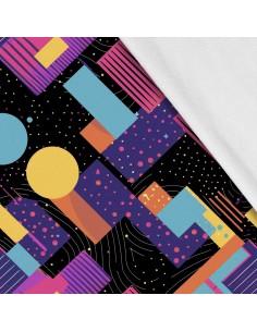 Softshell Stoff Polyester Zum Nähen- Motiv Geometrisch I SDX3557