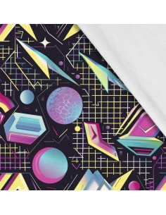 Softshell Stoff Polyester Zum Nähen- Motiv Geometrisch I SDX3559