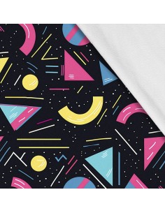 Softshell Stoff Polyester Zum Nähen- Motiv Geometrisch I SDX3561