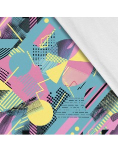 Softshell Stoff Polyester Zum Nähen- Motiv Geometrisch I SDX3562