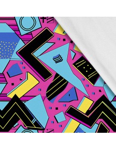 Softshell Stoff Polyester Zum Nähen- Motiv Geometrisch I SDX3564