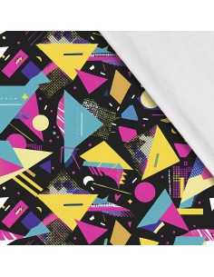 Softshell Stoff Polyester Zum Nähen- Motiv Geometrisch I SDX3566