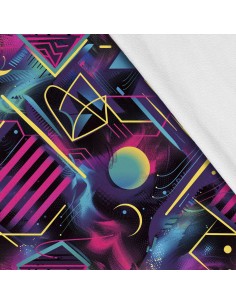 Softshell Stoff Polyester Zum Nähen- Motiv Geometrisch I SDX3569
