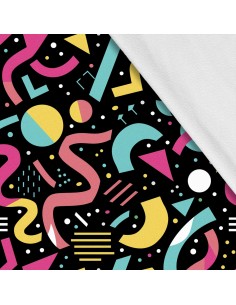 Softshell Stoff Polyester Zum Nähen- Motiv Geometrisch I SDX3574