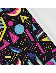 Softshell Stoff Polyester Zum Nähen- Motiv Geometrisch I SDX3576