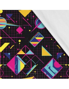 Softshell Stoff Polyester Zum Nähen- Motiv Geometrisch I SDX3593