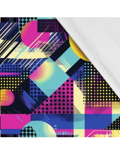 Softshell Stoff Polyester Zum Nähen- Motiv Geometrisch I SDX3602