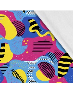 Softshell Stoff Polyester Zum Nähen- Motiv Geometrisch I SDX3623