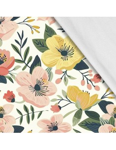 Softshell Stoff Polyester Zum Nähen- Motiv Frühling I SDX7101