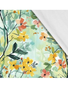 Softshell Stoff Polyester Zum Nähen- Motiv Frühling I SDX7102