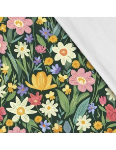 Softshell Stoff Polyester Zum Nähen- Motiv Frühling I SDX7110