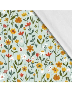 Softshell Stoff Polyester Zum Nähen- Motiv Frühling I SDX7115