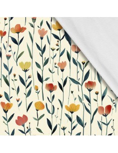 Softshell Stoff Polyester Zum Nähen- Motiv Frühling I SDX7118