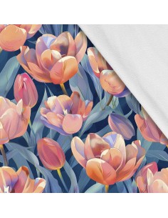 Softshell Stoff Polyester Zum Nähen- Motiv Frühling I SDX7124