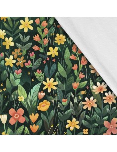 Softshell Stoff Polyester Zum Nähen- Motiv Frühling I SDX7145