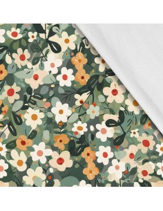 Softshell Stoff Polyester Zum Nähen- Motiv Frühling I SDX7151
