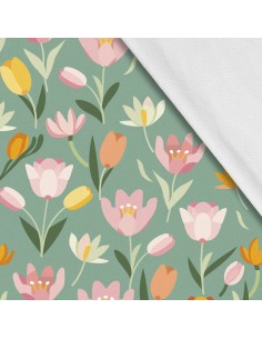 Softshell Stoff Polyester Zum Nähen- Motiv Frühling I SDX7154