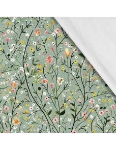Softshell Stoff Polyester Zum Nähen- Motiv Frühling I SDX7158
