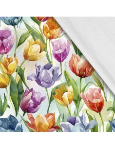 Softshell Stoff Polyester Zum Nähen- Motiv Frühling I SDX7176