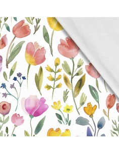 Softshell Stoff Polyester Zum Nähen- Motiv Frühling I SDX7187