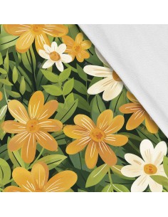Softshell Stoff Polyester Zum Nähen- Motiv Frühling I SDX7199