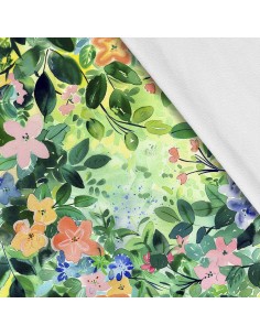 Softshell Stoff Polyester Zum Nähen- Motiv Frühling I SDX7200