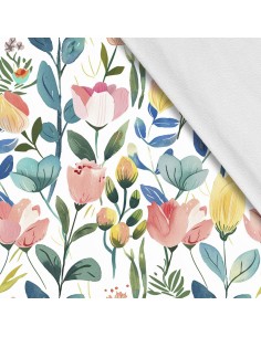 Softshell Stoff Polyester Zum Nähen- Motiv Frühling I SDX7202