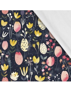 Softshell Stoff Polyester Zum Nähen- Motiv Frühling I SDX7213