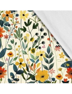 Softshell Stoff Polyester Zum Nähen- Motiv Frühling I SDX7215